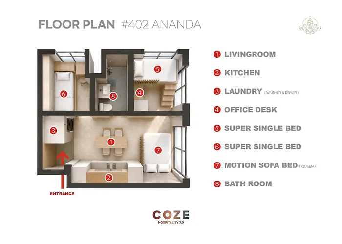 アパート Ananda Full-service In Gangnam 5 Min Metro ソウル特別市